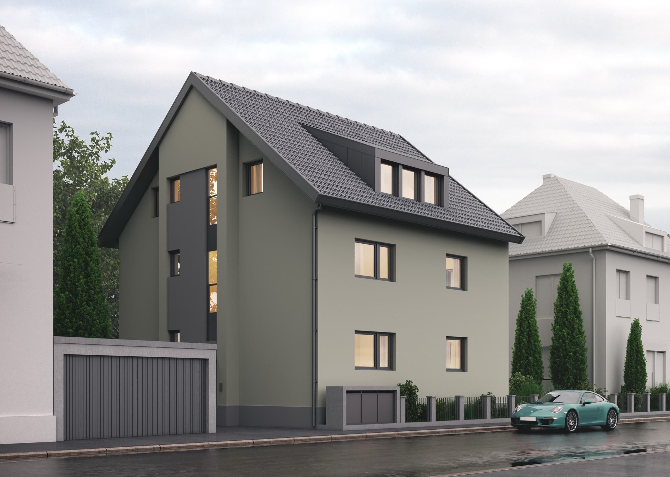 Energetische Sanierung Reginenstraße, Stuttgart-Degerloch – Wärmepumpe und Fassade